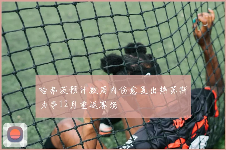 哈弗茨预计数周内伤愈复出热苏斯力争12月重返赛场